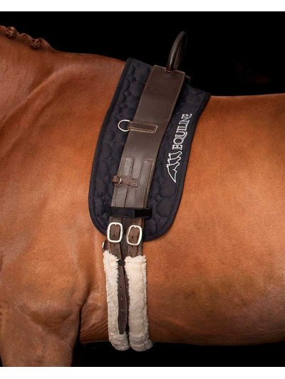 Almohadilla para la cincha azul oscuro - Equiline - imagen 2