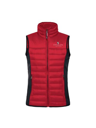 Gilet matelassé rouge et bleu marine unisexe Edición limitada - Kingsland