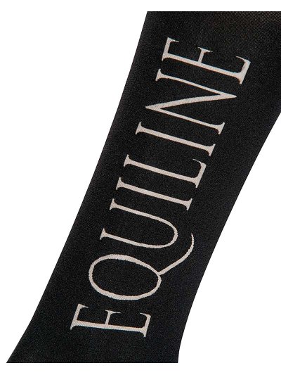 Pack de 3 pares de calcetines finos de competición negros y beige - Equiline - imagen 2