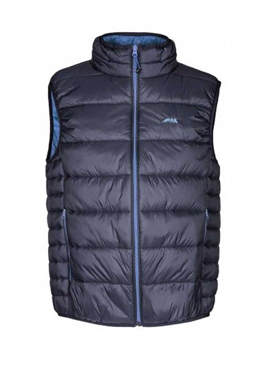 Gilet matelassé bleu marine et bleu foncé pour homme Jason - Equiline