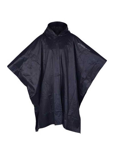 Coupe-vent/Poncho avec capuche bleu marine unisexe Octans - Kingsland