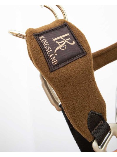 Licol d'écurie marron foncé et clair pour poney (C et D) Britany - Kingsland - imagen 2