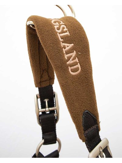 Licol d'écurie marron foncé et clair pour poney (C et D) Britany - Kingsland - imagen 3