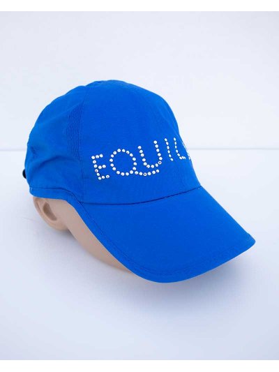 Royal blue cap with sparkling details – Silvy - Equiline - imagen 2
