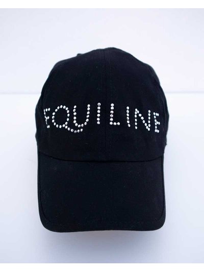 Black cap with sparkling details – Silvy - Equiline