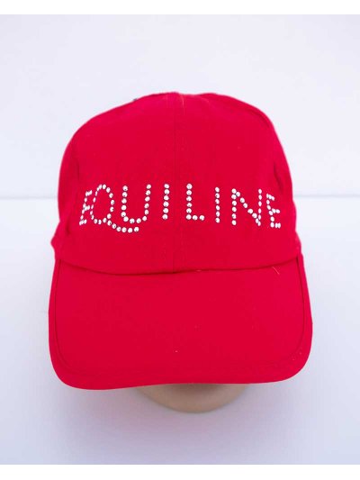 Red cap with sparkling details – Silvy - Equiline