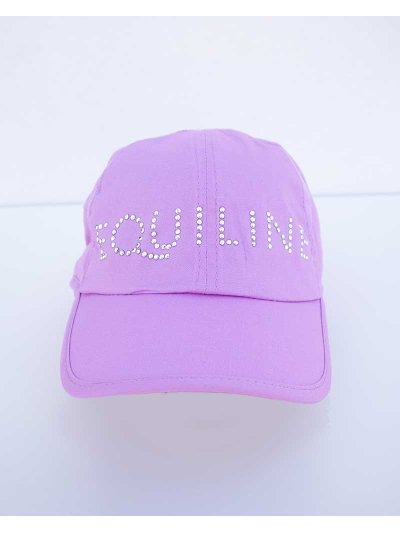 Lilac cap with sparkling details – Silvy - Equiline