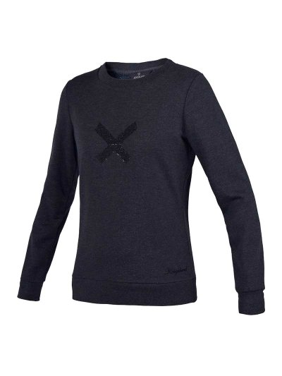 Dark Grey Sweatshirt (Shimmer Fabric) for Women – Olavarria Model – Kingsland Dressage