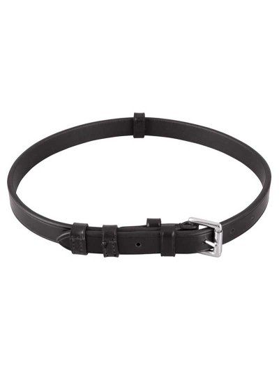 Black Leather Noseband for Horse - BR