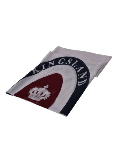Pañuelo fino gris, azul marino y burdeos unisex Xixona - Kingsland
