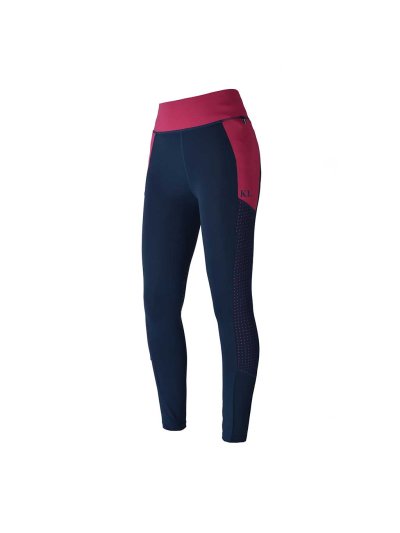Mallas de compresión con grip en las rodillas Color fucsia para mujer Karina - Kingsland