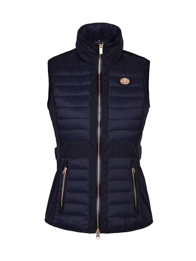 Gilet matelassé bleu marine pour femme Carmen - Kingsland