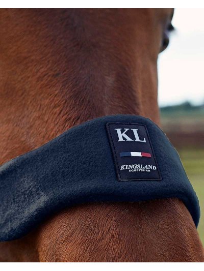 Brown and navy blue stable halter for pony (C and D) – Bartolo model - Kingsland - imagen 2