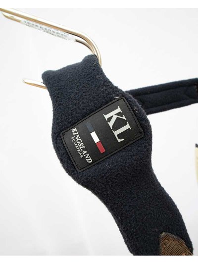 Brown and navy blue stable halter for pony (C and D) – Bartolo model - Kingsland - imagen 3