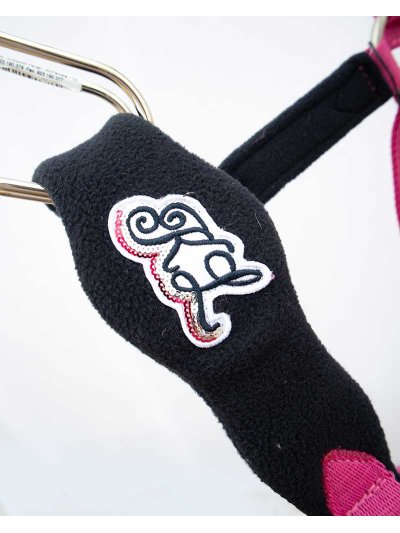 Licol d'écurie fuchsia et bleu marine avec sequins pour poney (C et D) Fugeret - Kingsland - imagen 2
