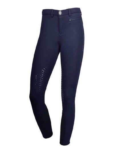 Pantalons d'hiver bleu marine (girp genou) junior unisexe Dimitri - Equiline