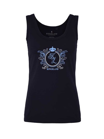 T-shirt de tirantes bleu marine pour femme Mette - Kingsland