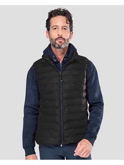 Gilet noir pour homme Moqui - Equiline