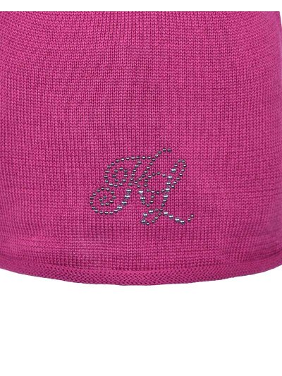 Pink fine knit beanie with studs – Mac Bride - Kingsland - imagen 2