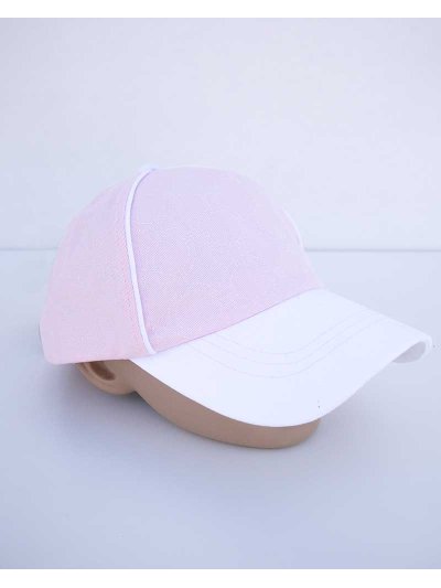 Light pink and white cap with pattern – Igan - Equiline