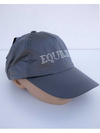 Shiny grey nylon cap with sparkling details – Illusion - Equiline - imagen 2