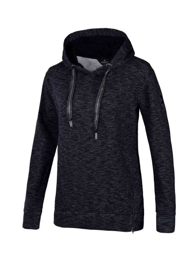 Dark grey mottled hoodie for woman – KLcape Reinga – Kingsland Dressage