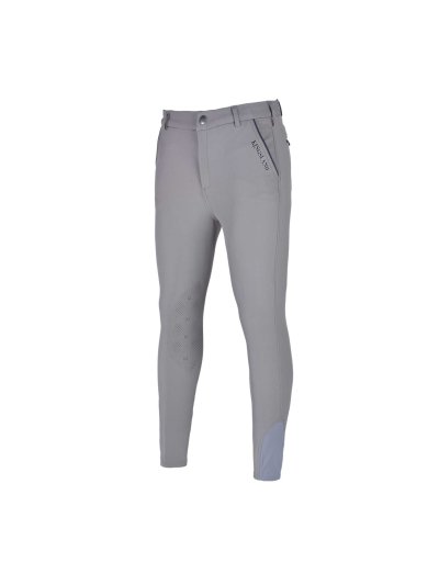 Men's breeches with knee grip Grey color Kaylor model - Kingsland