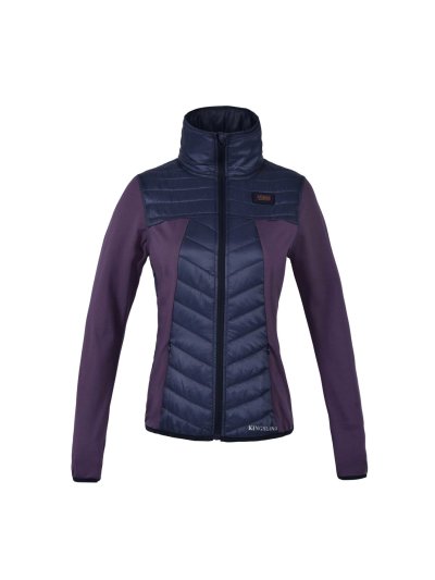 Navy blue and purple padded training jacket for women Klawock - Kingsland