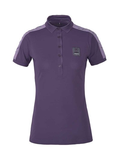Polo technique en piqué à manches courtes violeta (violet vintage) pour femme KLtanana - Kingsland