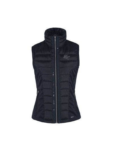 Navy blue lightweight padded vest for women KLdeorsa - Kingsland
