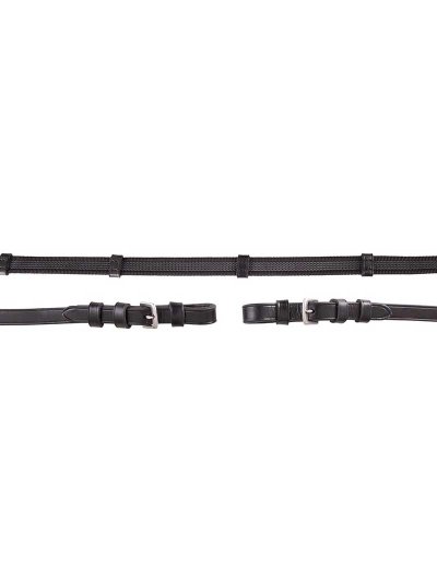 Black web grip 16mm reins for pony - Premiere - imagen 2