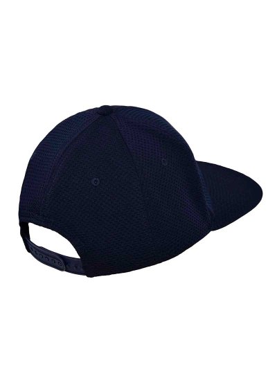 Navy blue flat visor cap with knitted mesh KLvilmer - Kingsland - imagen 3