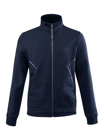 Sudadera con cremallera azul marino para hombre Cranberry - Equiline