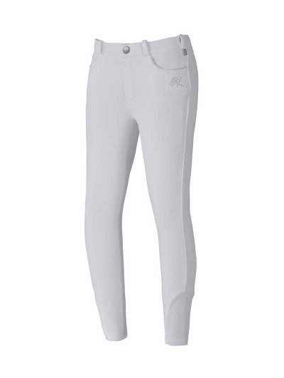 Girls’ white winter breeches (full seat grip) – KLkasmira - Kingsland