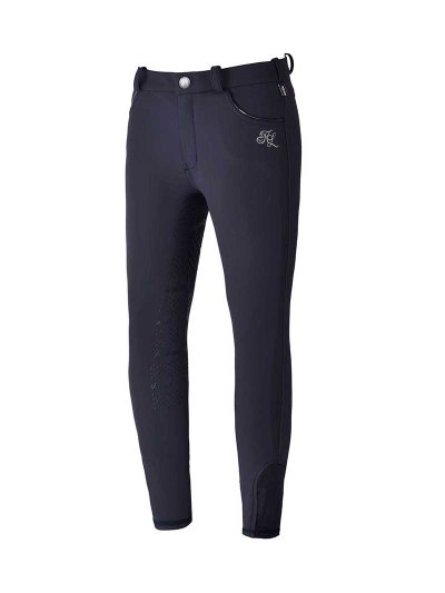Girl's navy winter full grip breeches KLkasmira - Kingsland