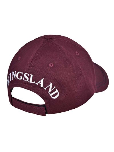 Burgundy cap with embroidered crest KLdonte - Kingsland - imagen 3