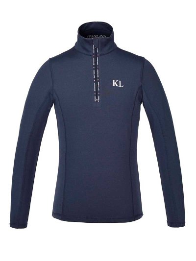 Junior unisex navy long sleeve training t-shirt – KLdamien - Kingsland
