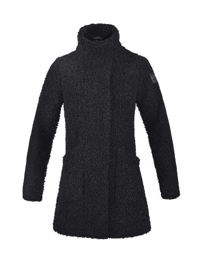 Women’s long black synthetic wool coat – KLdeena - Kingsland