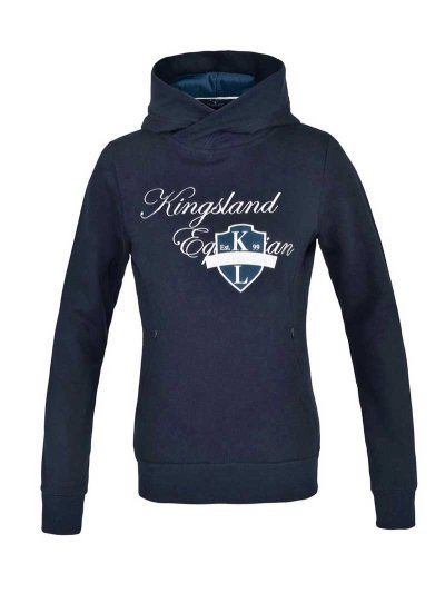 Navy blue fleece hoodie for women KLdeanna - Kingsland