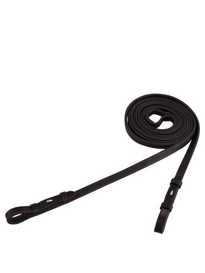 Riendas de cuero de 13mm negras para caballo - Premiere
