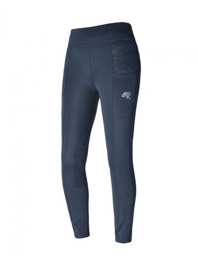 Leggings d'hiver bleu grisâtre (grip à fond intégral) pour femme KLkattie - Kingsland