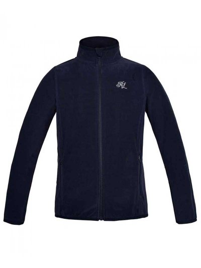 Chaqueta micropolar transpirable azul marino junior unisex KLidril - Kingsland
