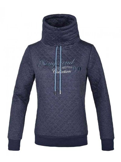 Women’s bluish-grey high-neck sweatshirt – KLieva - Kingsland