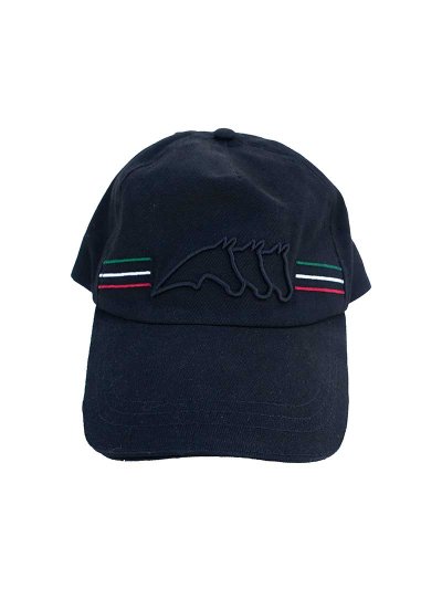 Casquette noir avec broderie frontal Enge - Equiline - imagen 4