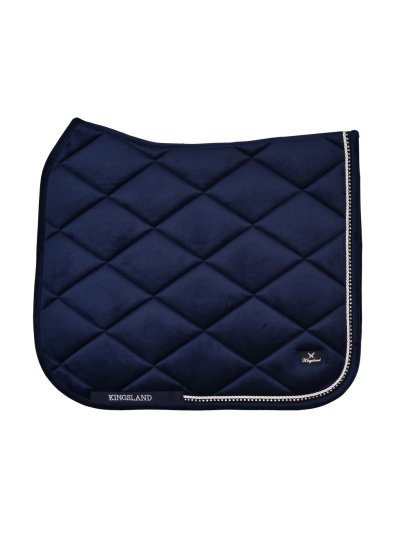 Sudadero coolmax de doma aterciopelado azul marino para caballo (full) modelo KLgail de Kingsland Dressage