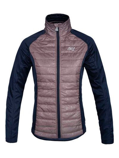 Brown and Navy Padded Training Jacket for Women – KLiliana - Kingsland