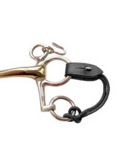 Pair of Black Nylon and Leather Pelham Bridge Straps - Sprenger - imagen 2