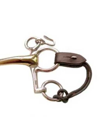 Pair of brown nylon and leather straps for Pelham bridge - Sprenger - imagen 2