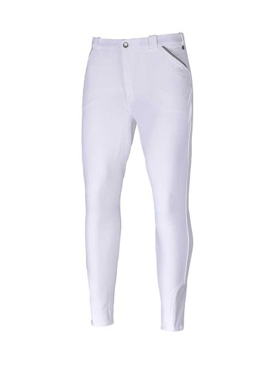 Pantalons de compétition blanc (grip à fond intégral) pour homme KLkenton - Kingsland