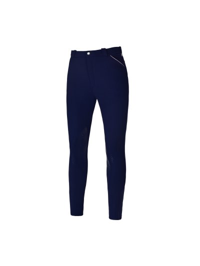 Pantalons d'équitation bleu marine (grip aux genoux) pour homme KLkenton - Kingsland